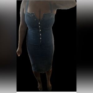 Forever 21 denim dress, size M.